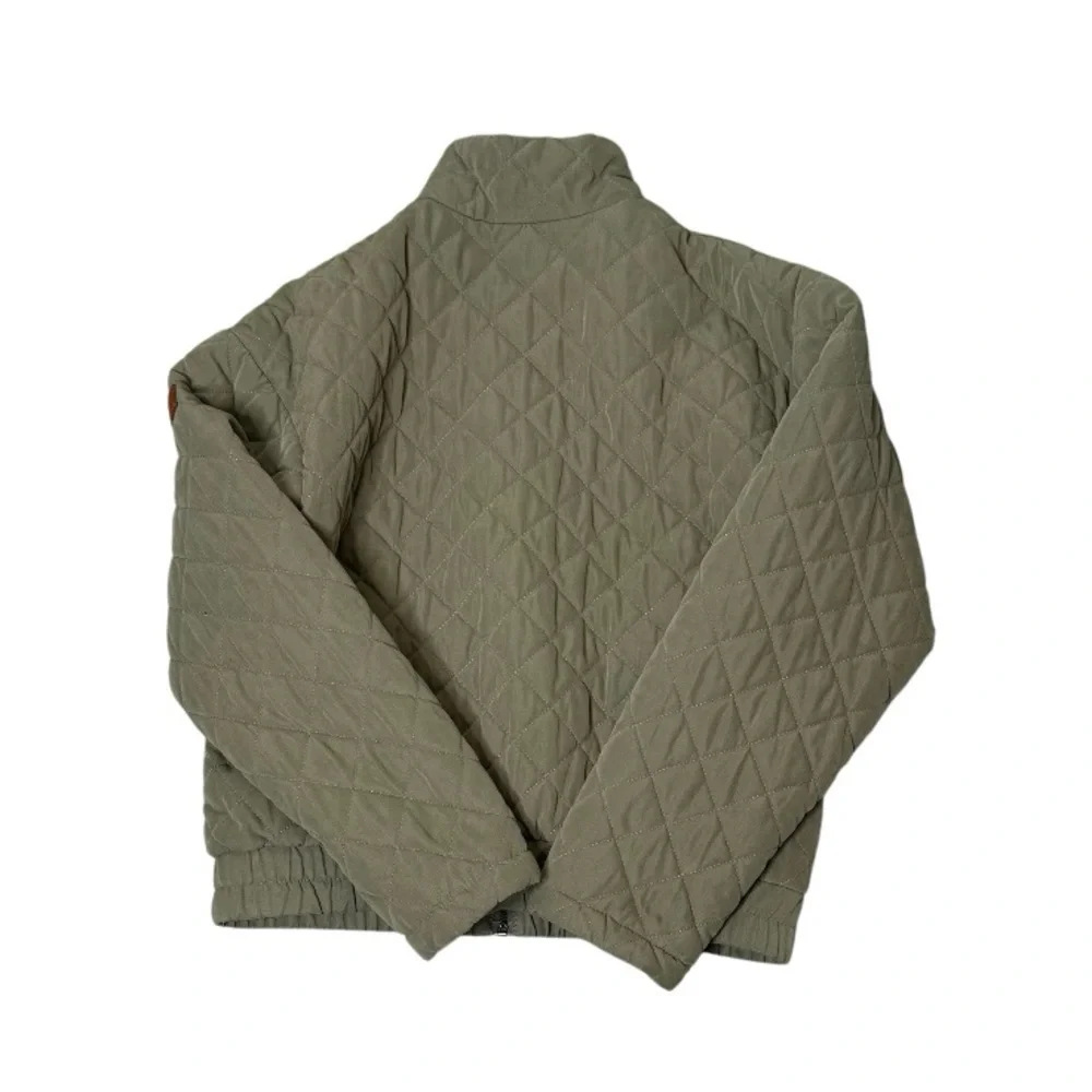 ROXY Women's PATH TO PARADISE Quilted‎ Zip Jacket - Deep Lichen Green Sz S/P - Picture 5 of 15
